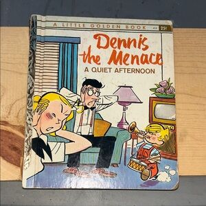 Dennis the Menace: A Quiet Afternoon - Yellow & Multicolor Children's Book